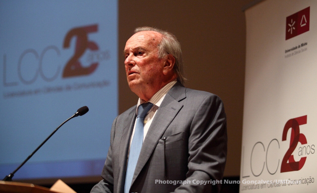 Thumbnail da galeria Pinto Balsemão nos 25 anos da Licenciatura em Ciências da Comunicação